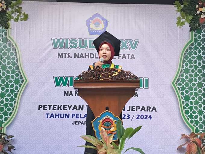 MTS MA NU Nahdlatul Fata Petekeyan Lepas 242 Siswa Ini Pesan KH