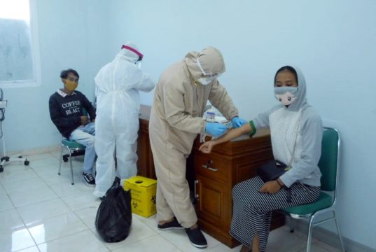233 Calon Petugas PPDP Pilkwakot Magelang 2020 Jalani Rapid Test