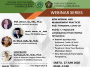 FE Unissula Selenggarakan Webinar Praktik Bisnis Pasca Covid-19