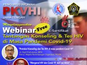 FKG Unissula Bahas Tantangan Konselor HIV Bersama PKVHI