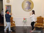 Ketum PSI Grace Natalia Sambangi Kantor DPP PKB
