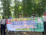Polsek Gringsing Batang Giatkan Patroli Cegah Kebakaran Hutan
