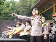 Tetap Jaga Kemahiran, Polres Brebes Adakan Latihan Menembak