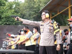 Tetap Jaga Kemahiran, Polres Brebes Adakan Latihan Menembak
