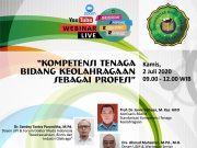 PJKR Unwahas Gelar Webinar Kompetensi Tenaga Keolahragaan