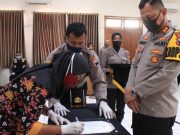 Panitia Penerimaan Calon Anggota Polri di Polres Blora Disumpah