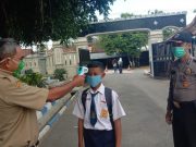 Polres Blora Pantau Kegiatan Daftar Ulang PPDB
