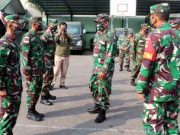 Dandim 0728 Wonogiri Sambut Anggota yang Pulang Tugas dari Papua
