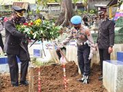 Kapolres Wonogiri Pimpin Upacara Pemakaman Jenazah Aiptu Sukadi