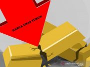 Emas Menukik 93,4 Dolar