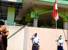 Tunjukkan Nasionalisme Karang Taruna Ayodya Gelar Upacara Bendera