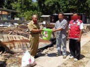 Korban Kecelakaan Kerja dan Kebakaran Terima Bantuan dari PMI Grobogan