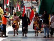 3 Pemuda Gemakan Pekik Merdeka Keliling Kota Magelang Peringati Kemerdekaan