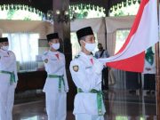 Anggota Paskibra Kudus Dikukuhkan