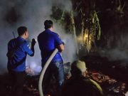 Tiga Rumah Berkonstruksi Kayu Jati di Kradenan Terbakar