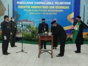 Direktur Administrasi dan Keuangan PDAM Tirta Aji Dilantik Wakil Bupati Wonosobo