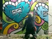 Manfaatkan Media Panjat Dinding, Seniman Mural Kembali Berkreasi