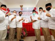 Gibran-Teguh Terima Rekomendasi Ketua Umum Gerindra di Kantor DPD Jateng