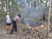 Polsek Cepu Patroli Rutin, Antisipasi Kebakaran Hutan dan Lahan