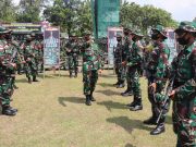 Kasum TNI Periksa Kesiapan Satgas Pamtas RI-PNG Yonif Raider 400/BR
