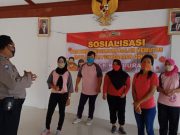 Jajaran Polres Blora Sosialisasi Protokol Kesehatan Hingga Pelosok Desa