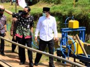 Meski Pandemi, Pembangunan Jaringan Irigasi Bendung Tingal Kanan Dilanjutkan
