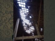 Angin Kencang Merusak Puluhan Rumah di Tempuran