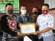 Kapolres Terima Penghargaan dari Sahabat Disabilitas Kebumen (SDK)