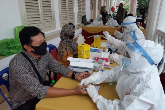 Ratusan Warga Tanjungpinang Terlibat MTQ Jalani Tes Cepat