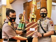 Polres Wonogiri Meraih Juara Pertama Lomba Kampung Siaga Covid