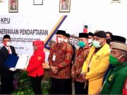 Pasangan Joko Sutopo-Setyo Sukarno, Mendaftar ke KPU Wonogiri di Hari Pertama