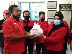 Dewi Aryani Gelontorkan 25 Ribu Paket Pangan dan Kesehatan