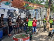Cegah Covid – 19, Koramil 05 Banyumanik-Candisari Bagikan Masker di Jalanan