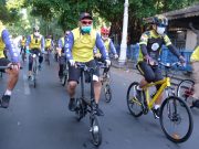 Perangi Covid 19, Kapolda Bersama ICJS dan Komisi 3 DPR RI Gowes di Solo