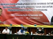 KONI Kota Semarang Luncurkan Aplikasi Sistem Informasi Data Base Keolahragaan