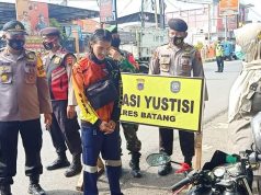 Aparat Gabungan di Batang Gelar Operasi Yustisi Prokes