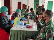 Menyambut HUT ke-75 TNI, Anggota Laksanakan Donor Darah