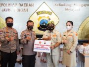 Pemuda Panca Marga Bantu Polda Jateng Tangani Covid-19