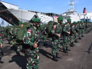 450 Prajurit Satgas Yonif 407/Padma Kusuma Ditugaskan Jaga Perbatasan Darat RI-Malaysia