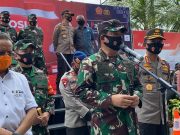 Panglima TNI dan Kapolri Lepas Bantuan Sosial dan Tim Satgas Pendisiplinan Protokol Kesehatan di Palu