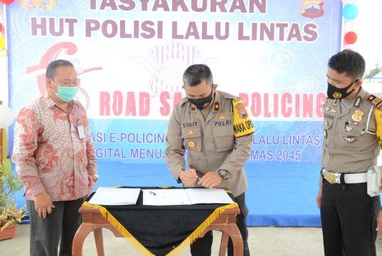 Begini yang Dilakukan Polres Wonosobo Saat Peringati HUT Polantas Ke-65 Tahun 2020