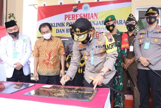 Gedung Sersipol dan Poliklinik Polres Banjarnegara Diresmikan Kapolda Jateng