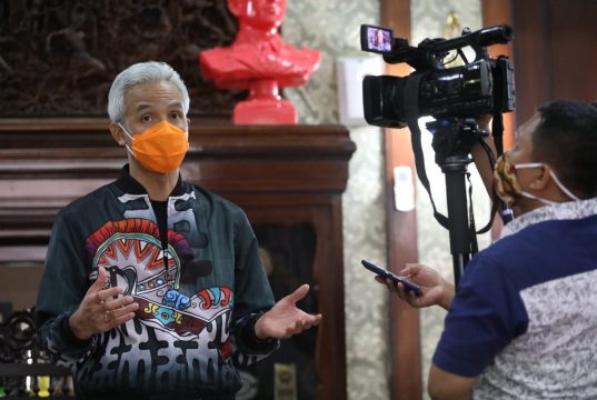 Ganjar Berhasil Turunkan Angka Penularan Covid-19 di Kota Semarang