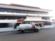 Dalam Waktu Sebulan Peminjaman, PMI Grobogan Terus Semprot Disinfektan Gunakan Gunner