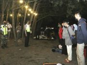 Petugas Gabungan di Batang Bubarkan Kegiatan Camping