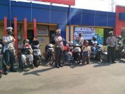 KMDJ Terima Bantuan Helm SNI dan Jaket dari Kapolres