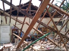 Atap Gedung SD Negeri Loram Wetan Kudus Ambruk