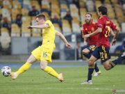 Ukraina Menang Tipis 1-0 atas Spanyol