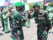 52 Prajurit TNI-AD Kodim 0728 Wonogiri Naik Pangkat