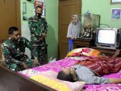 Dandim 0728 Wonogiri Membezuk Anggota yang Sakit dan Pimpin Ziarah ke TMP